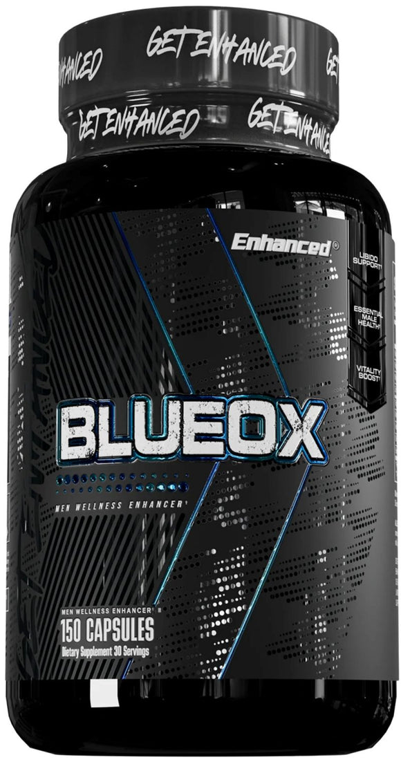 Enhanced Labs Blue Ox Test Enhancer 150 Capsules|Test Booster|Bodyandfitness.com