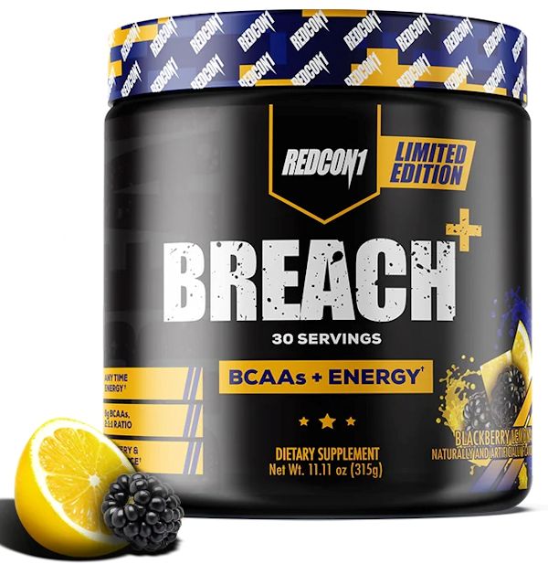 RedCon1 Breach BCAA Energy 30 servings black