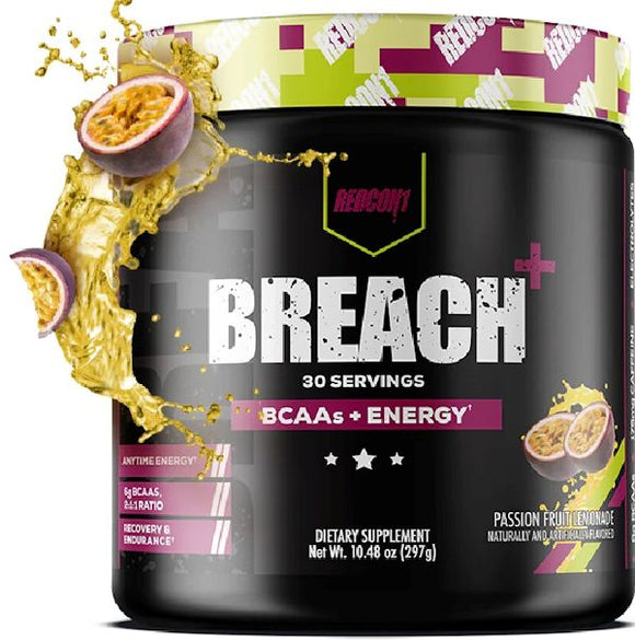 RedCon1 Breach BCAA plus Energy 30 servings|BCAA|Bodyandfitness.com