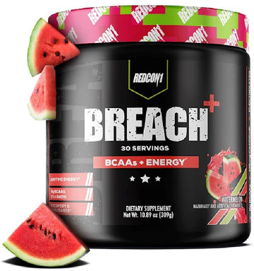 RedCon1 Breach BCAA plus Energy 30 servings|BCAA|Bodyandfitness.com