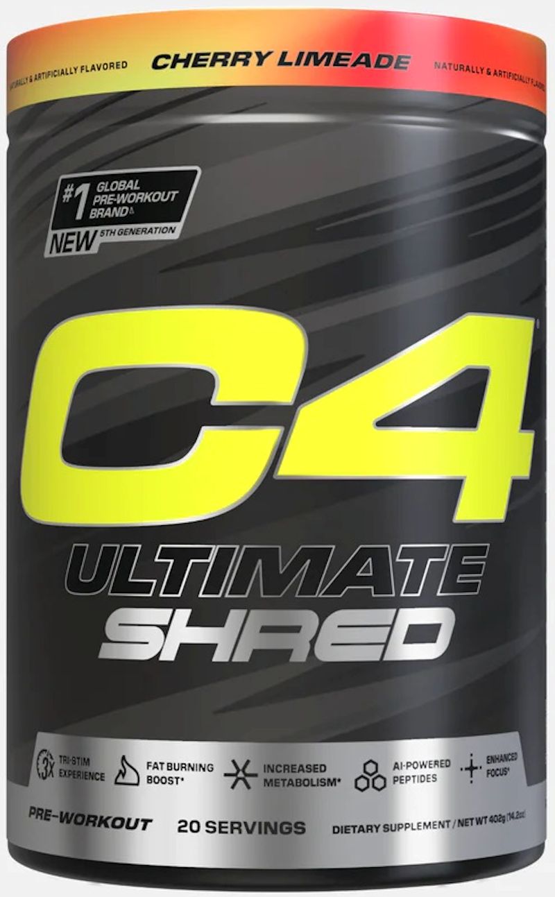 Cellucor C4 Ultimate Shred Lean Muscle Pre-Workout| Bodyandfitness.com