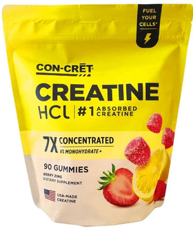 Con-Cret Creatine HCl Gummies 90 ct|Creatine|Bodyandfitness.com