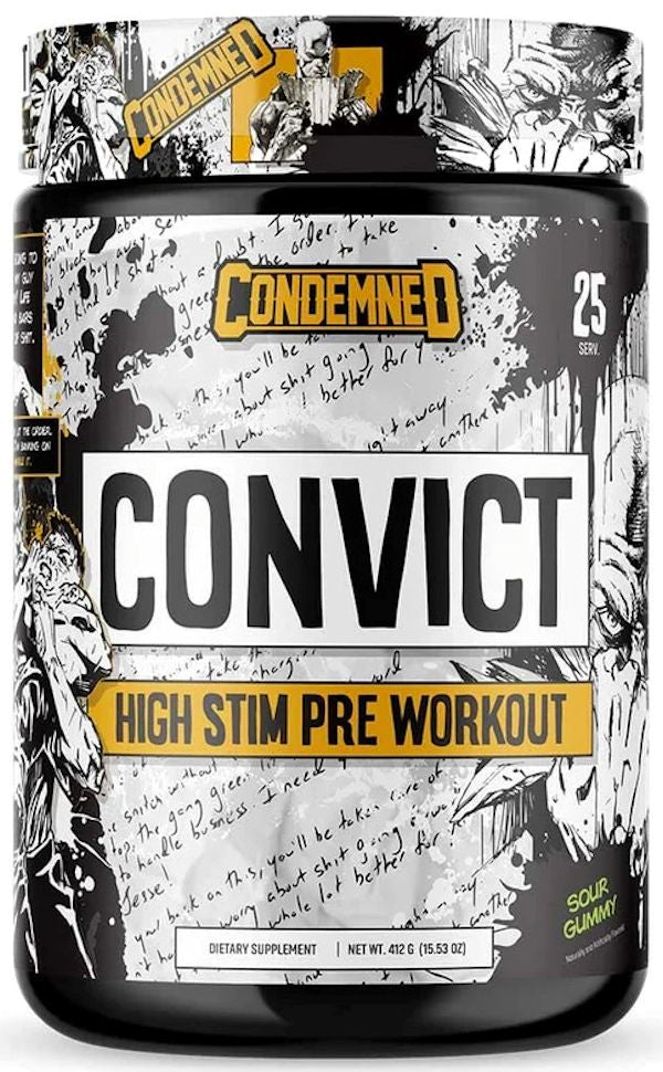 Condemned Labz Convict Pre-Workout water