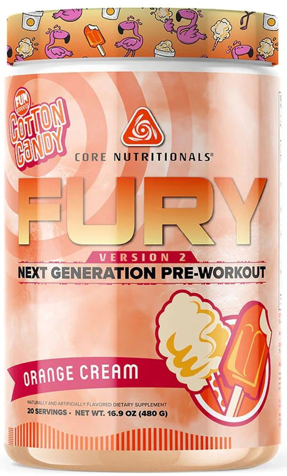 Core Nutritionals Fury V2 Pre-Workout|Creatine|Bodyandfitness.com
