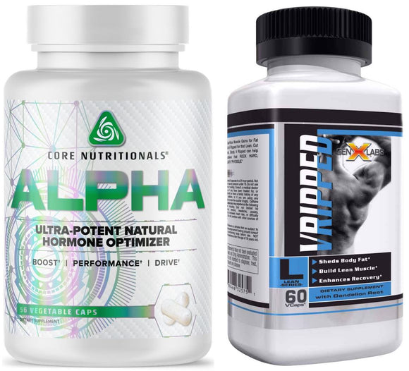 Core Nutritionals Alpha Natural Test Booster FREE V-Ripped