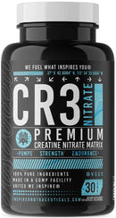 Inspired Nutraceuticals CR3 Nitrate 120 Capsules|Creatine|Bodyandfitness.com
