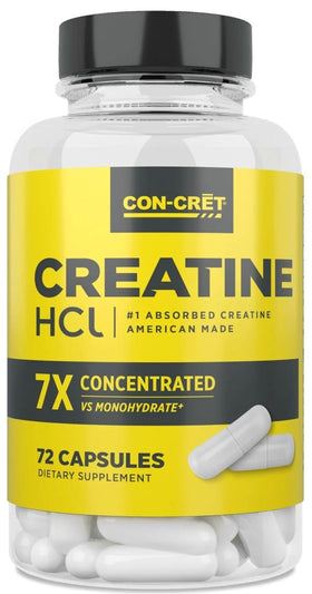 Con-Cret Creatine HCI 72 Capsules|Creatine|Bodyandfitness.com