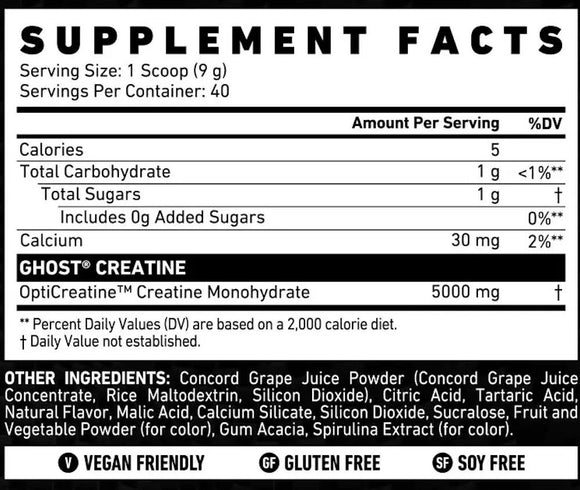 GHOST Creatine with OptiCreatine