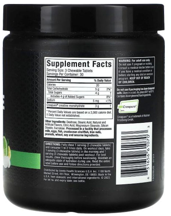 MuscleTech Creatine Chews 90 Chewable Tablets|Muscle Pump|Bodyandfitness.com