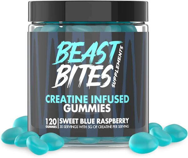 Beast Bites Creatine Gummies Sugar Free ras