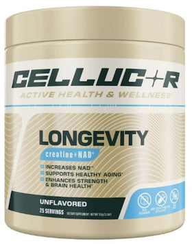 Longevity Creatine + NAD+ - Unflavored (25 Servings)|Creatine|Bodyandfitness.com