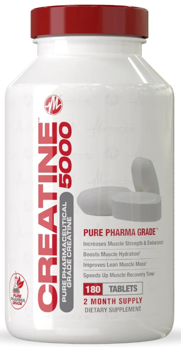 Metabolic Nutrition Creatine 5000 180 Tablets|Creatine|Bodyandfitness.com