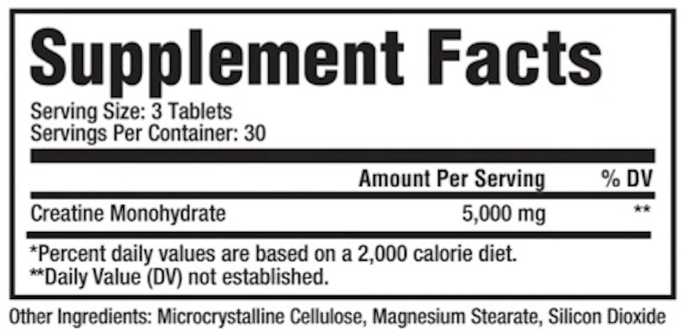 Metabolic Nutrition Creatine 5000 90 Tablets| Bodyandfitness.com