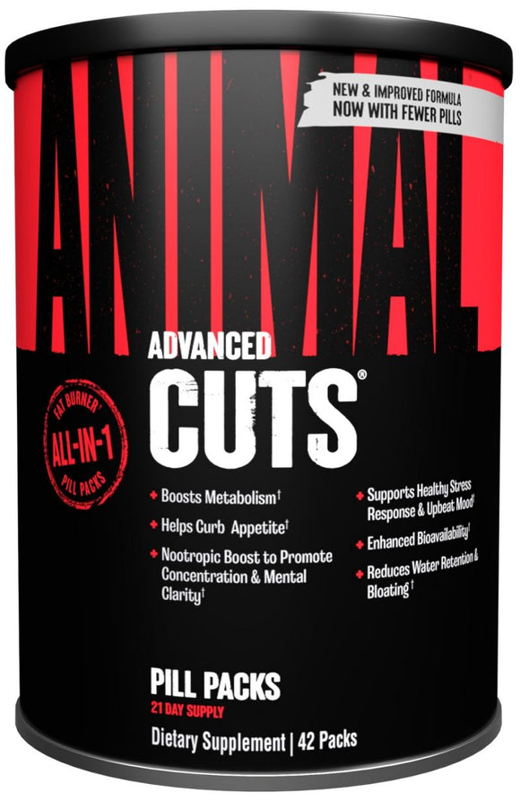 Universal Nutrition Animal Cuts Pak 42 pk|Fat Burner|Bodyandfitness.com