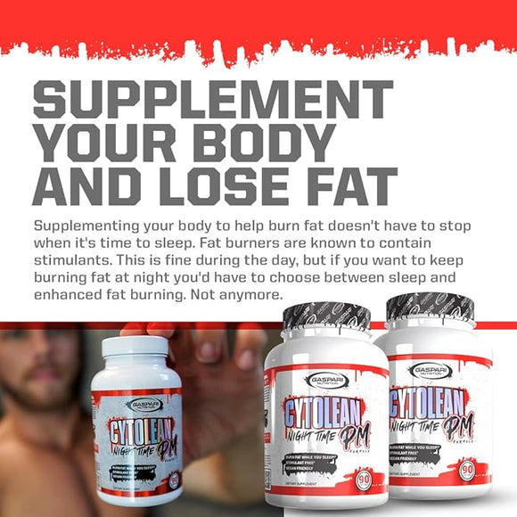 Gaspari Nutrition Cytolean Night Time PM|Sleep Aid|Bodyandfitness.com