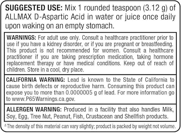 ALLMAX D-Aspartic Acid
