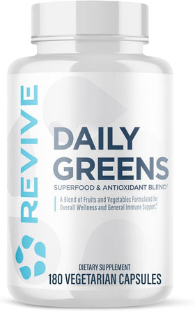 Revive Daily Greens Superfood - Antioxidant Blend 180 Capsules