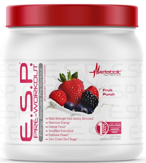 Metabolic Nutrition E.S.P Pre-Workout punch
