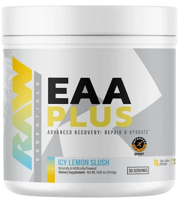 Raw Nutrition EAA Plus 30 Servings|BCAA|Bodyandfitness.com