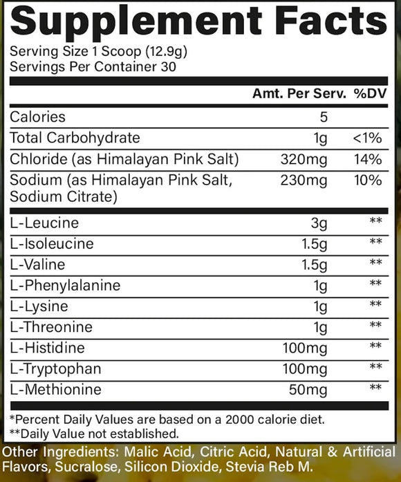 Raw Nutrition EAA Plus 30 Servings|BCAA|Bodyandfitness.com