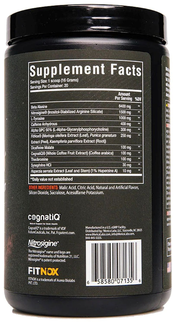 Merica Labz F-Bomb 20 serving|Pre Workout|Bodyandfitness.com