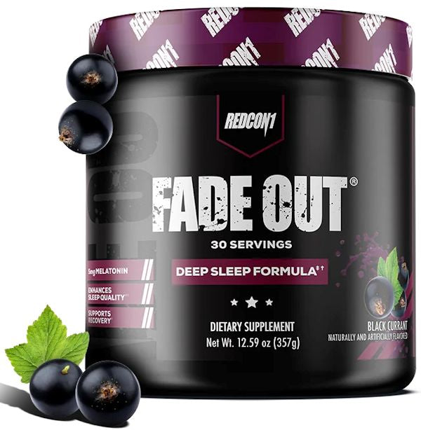 Redcon1 Fade Out Deep Sleep Formula 30 servings black