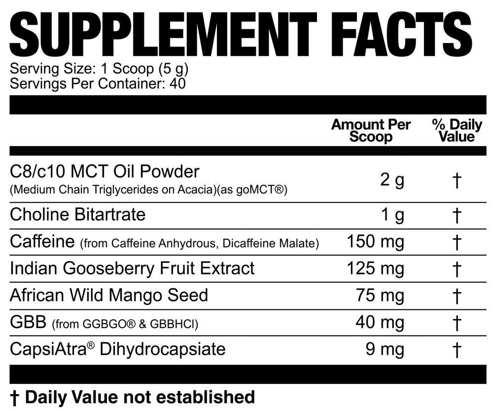 Magnum Nutraceuticals Fasted Cardio fact