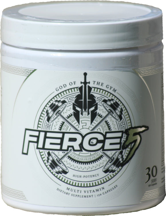Gym God Fierce 5 Men's Multivitamin 150 Tabs|Multi Vitamin|Bodyandfitness.com