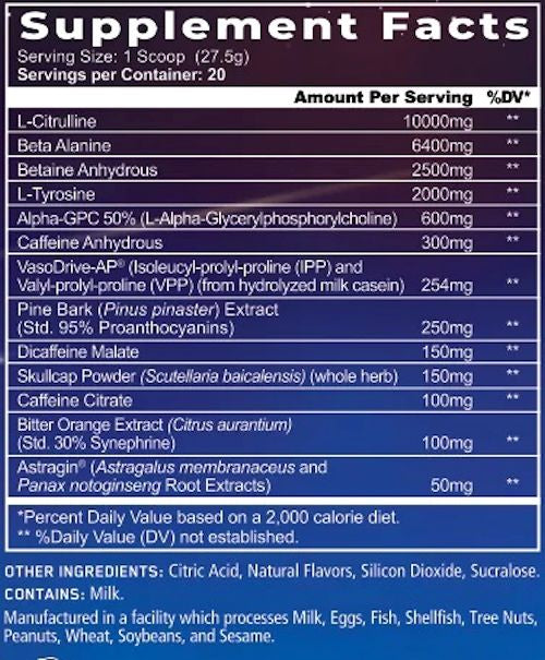 Merica Labz First Blood High Stim Pre-Workout||Bodyandfitness.com