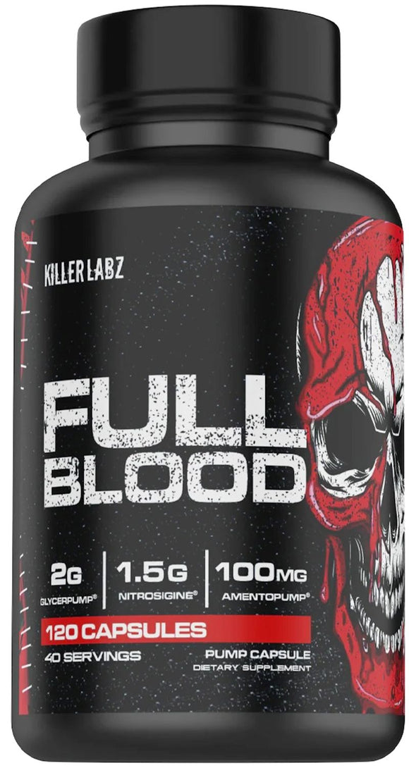 Killer Labz Full Blood Capsules - Non-Stim Pre-Workouts