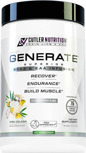 Cutler Nutrition Generate EAAs & BCAAs|bcaa|Bodyandfitness.com