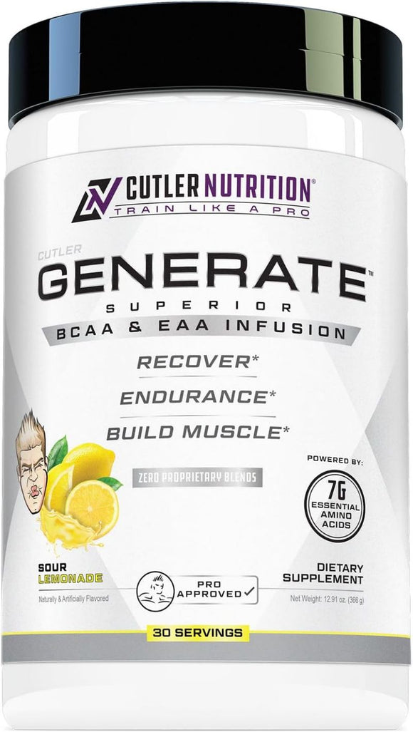 Cutler Nutrition Generate EAAs & BCAAs|bcaa|Bodyandfitness.com