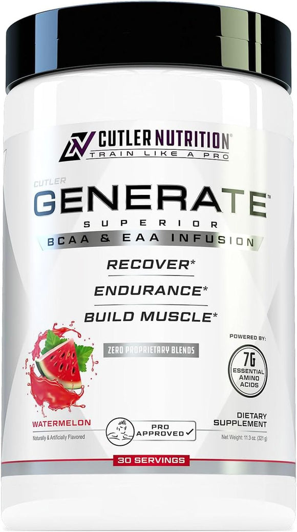Cutler Nutrition Generate EAAs & BCAAs|bcaa|Bodyandfitness.com
