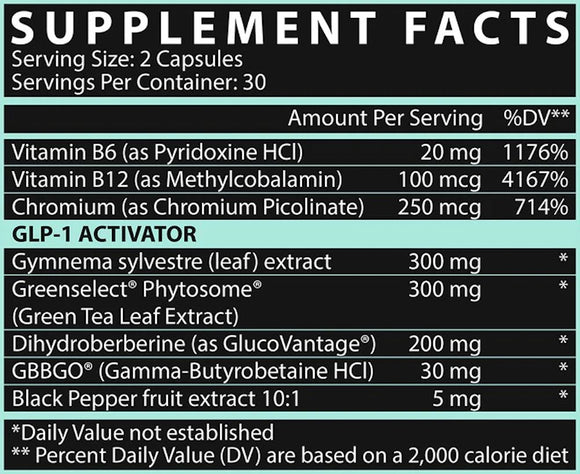 Nutrex GLP1+ Control|Fat Burner|Bodyandfitness.com