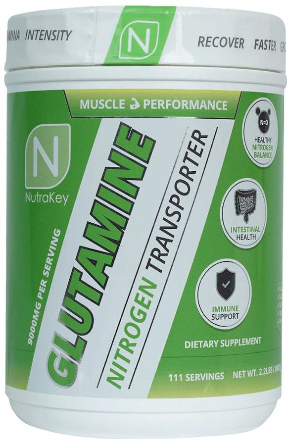 NutraKey Glutamine 1000 gms|Glutamine|Bodyandfitness.com
