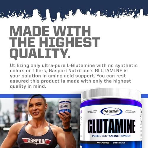Gaspari Nutrition Glutamine 300gms 60 servings
