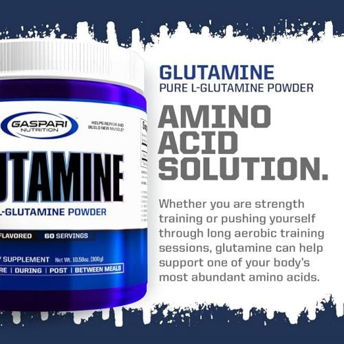 Gaspari Nutrition Glutamine 300gms 60 servings