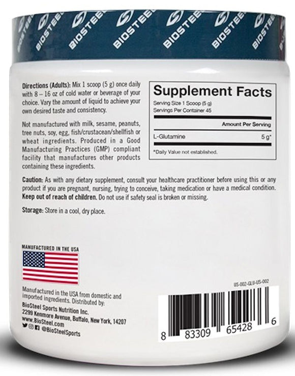 BioSteel Fermented Glutamine 45 Serving|Glutamine|Bodyandfitness.com