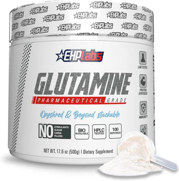 EHPLabs L-Glutamine 100 servings|Glutamine|Bodyandfitness.com