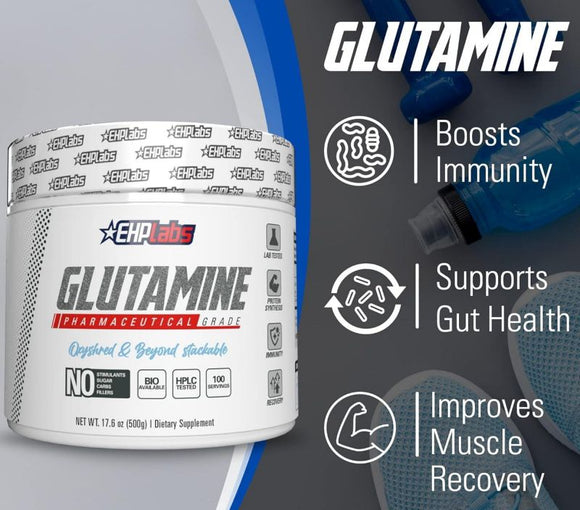 EHPLabs L-Glutamine 100 servings|Glutamine|Bodyandfitness.com