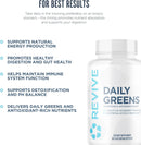 Revive, Daily Greens, 180 Vegetarian Capsules|Greens - Superfoods|Bodyandfitness.com