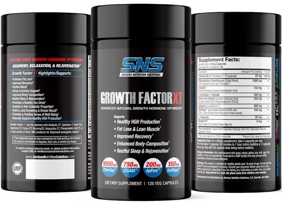 Serious Nutrition Solutions SNS Growth Factor XT 120 Capsules|Muscle Growth|Bodyandfitness.com
