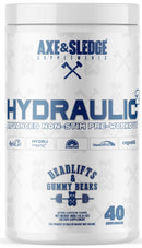 Axe & Sledge Hydraulic V2 Pre-Workout 20/40 Servings|Pre-Workout|Bodyandfitness.com