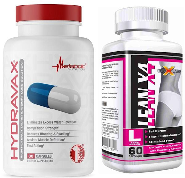Metabolic Nutrition Hydravax Free GenXLabs Lean X4 diuretic