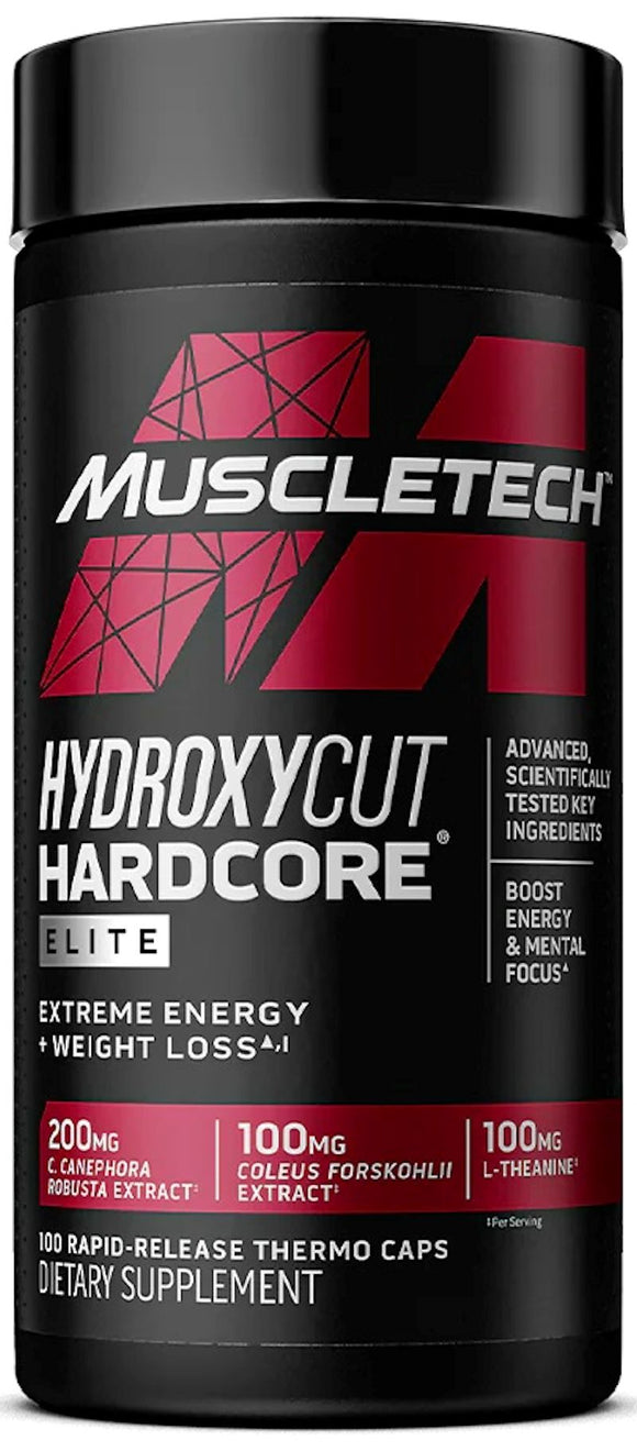 MuscleTech Hydroxycut Hardcore Elite 100 caps||Bodyandfitness.com