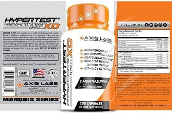 Axis Labs HYPERTEST XD Testosterone Booster