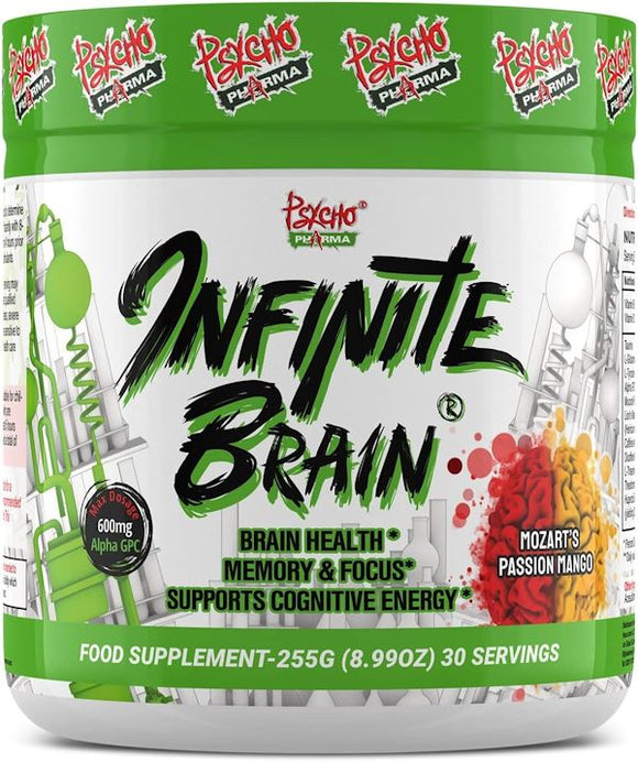 Psycho Pharma Infinite Brain 30 servings|Pre workout|Bodyandfitness.com