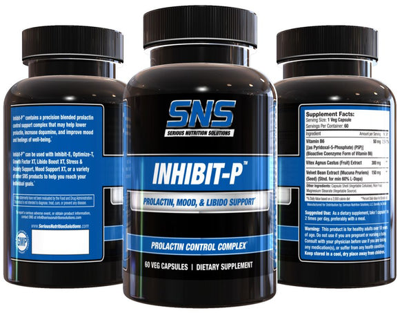 Serious Nutrition Solutions SNS Inhibit-P 60 caps|Stress|Bodyandfitness.com