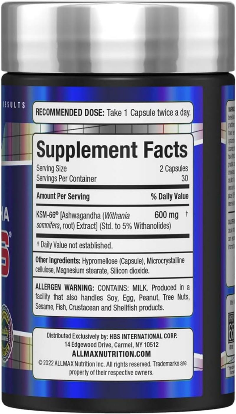 AllMax Nutrition KSM-66 Ashwagandha