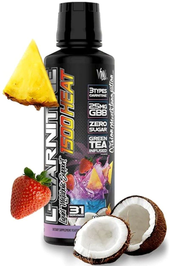 VMI Sports Liquid L-Carnitine 1500 HEAT|Fat Burner|Bodyandfitness.com